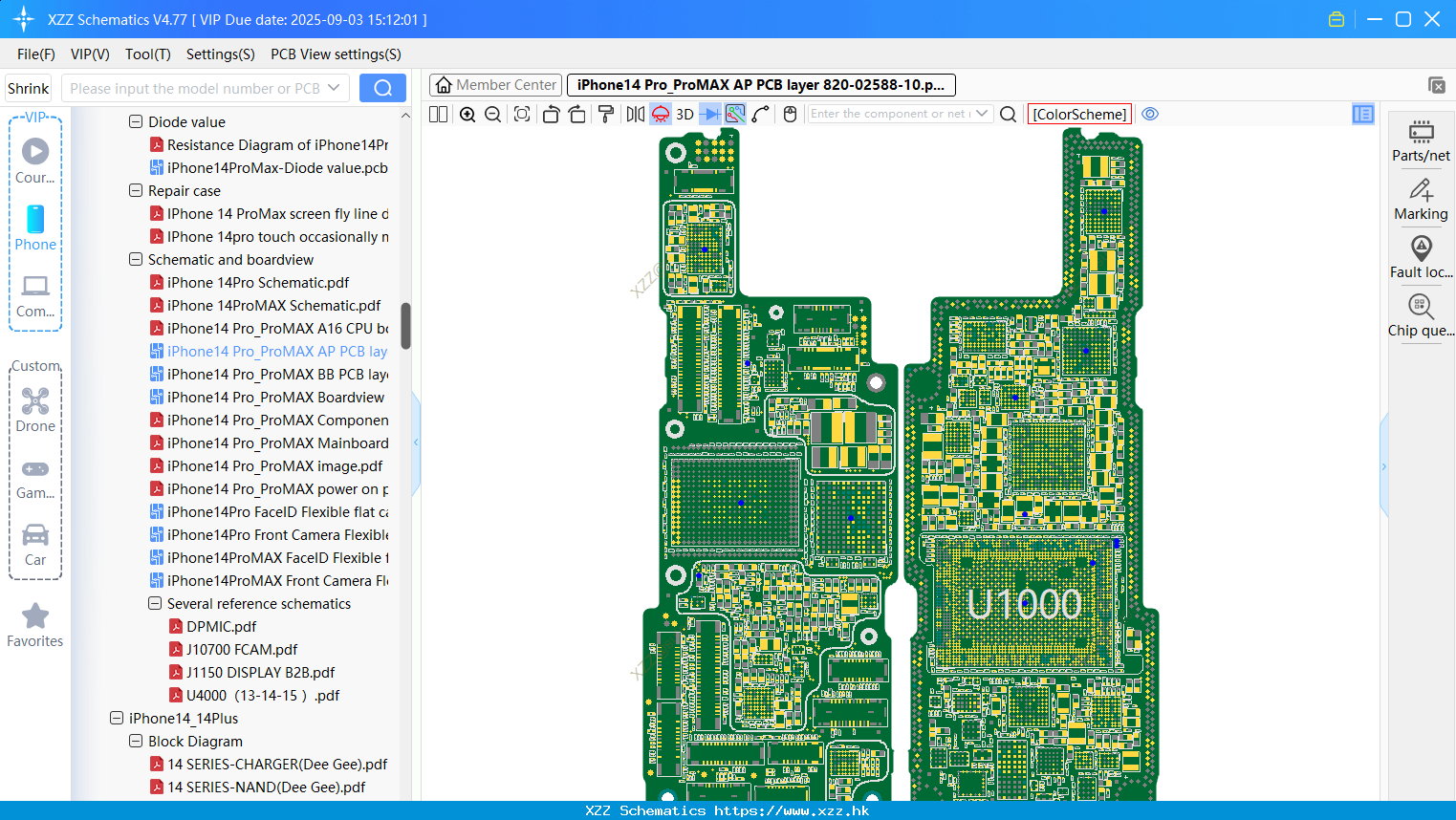 IPhone14 Pro_ProMAX AP PCB Layer 820-02588-10